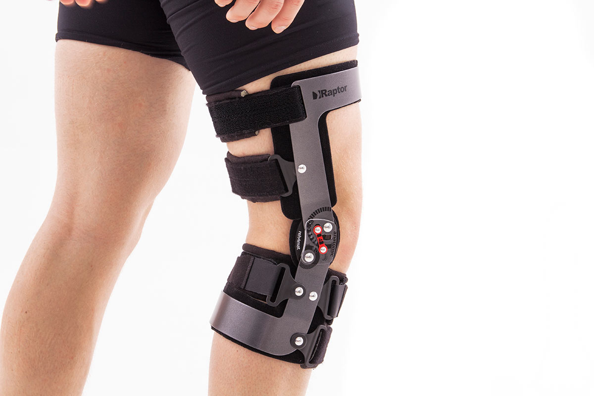 Functional knee brace RAPTOR SHORT  Reh4Mat – lower limb orthosis and  braces - Manufacturer of modern orthopaedic devices