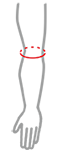 How to measure - elbow circumference