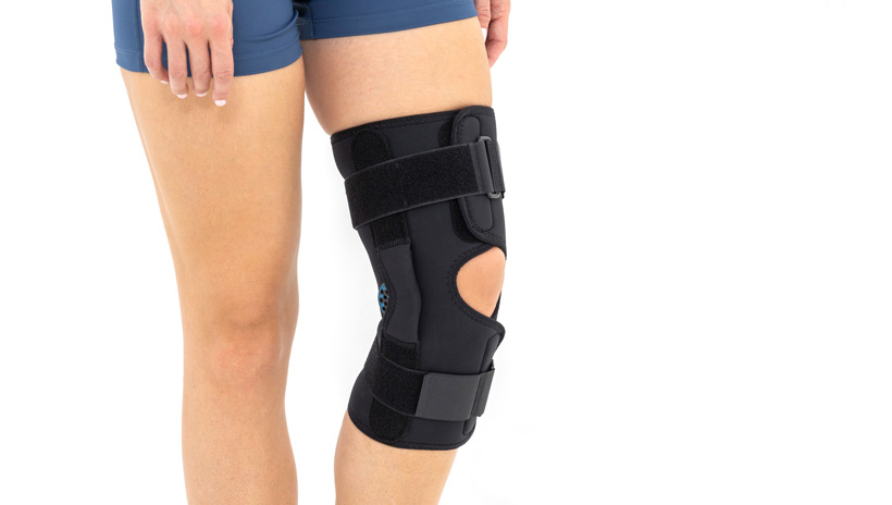 REAQER Hinged Knee ROM Brace Patella Brace Orthosis Knee Orthoses