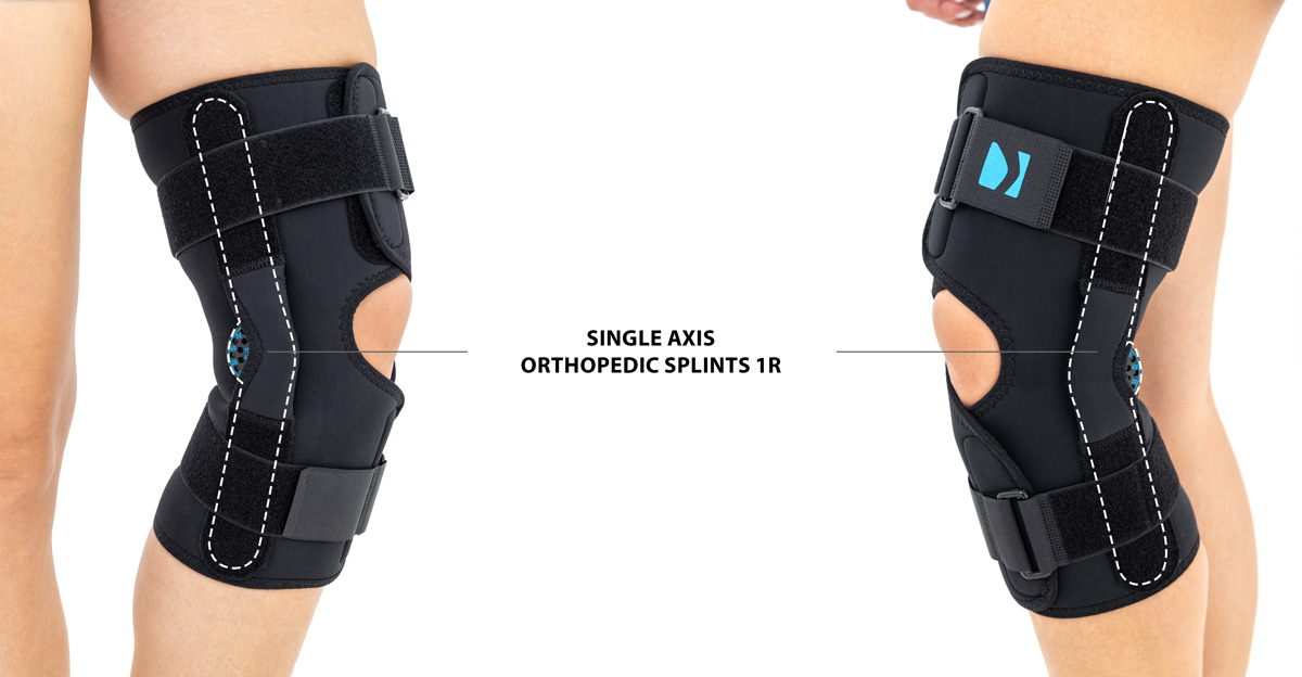 Kids open knee brace with ROM adjustment AM-DOSK-O/1R