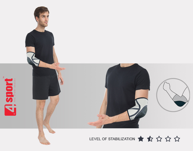 Anatomic elbow brace with cap AS-L-02