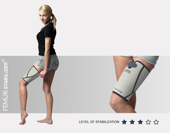 Anatomic thigh support AS-U