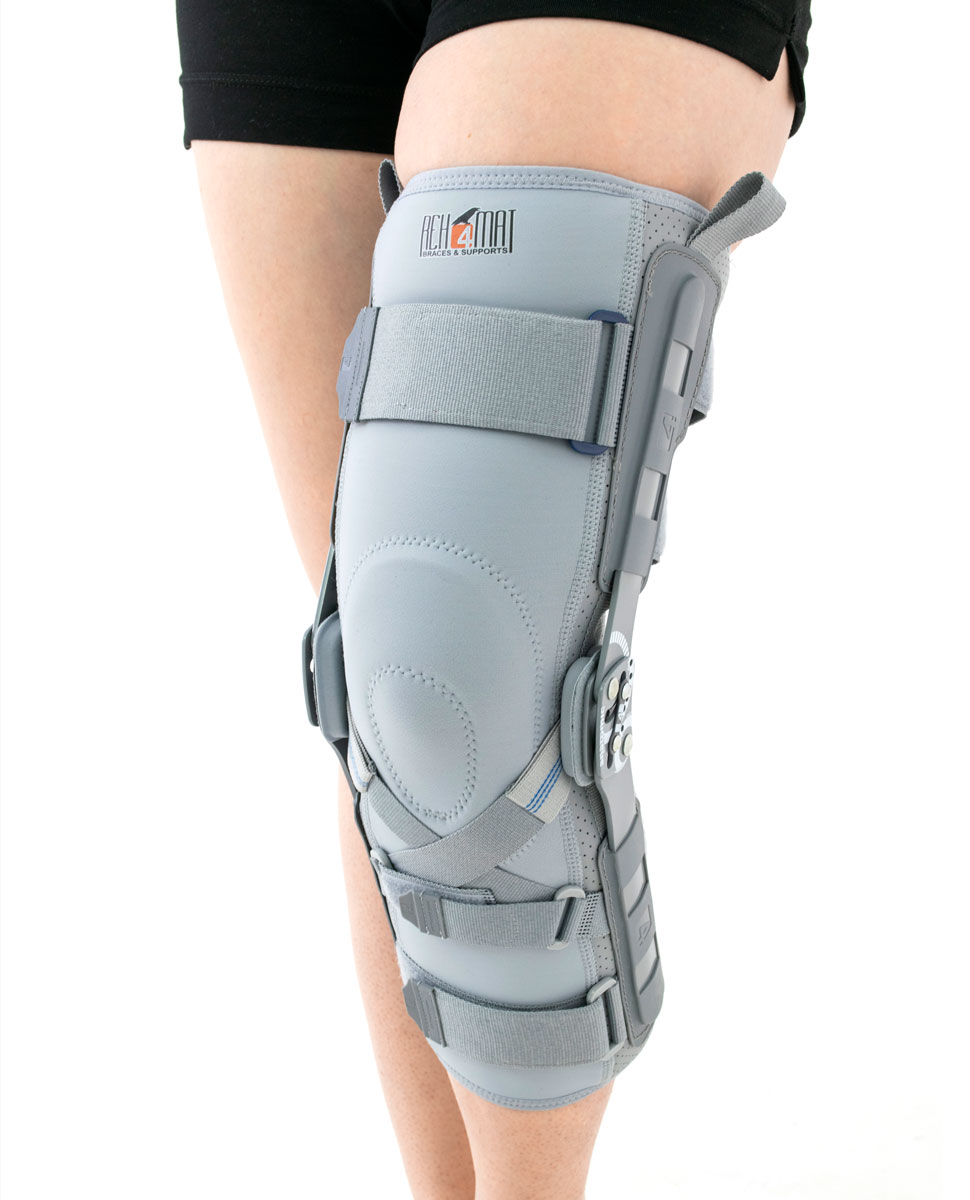 Functional knee brace RAPTOR SHORT  Reh4Mat – lower limb orthosis and  braces - Manufacturer of modern orthopaedic devices