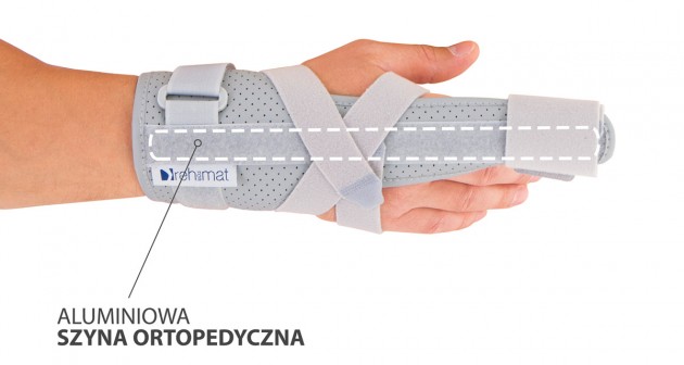 Aluminiowa szyna ortopedyczna