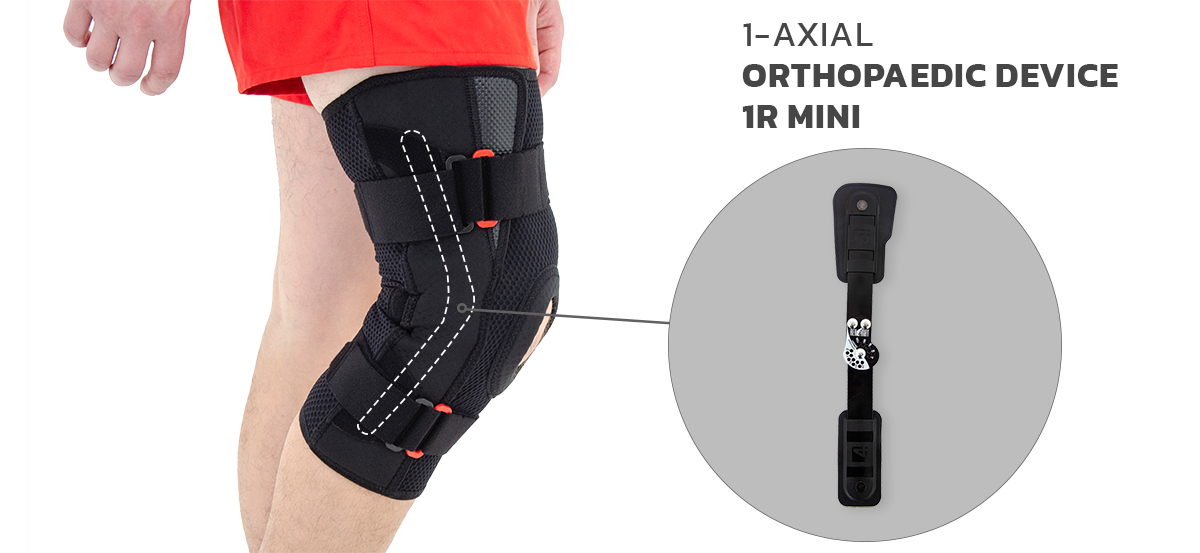 Functional knee brace RAPTOR SHORT  Reh4Mat – lower limb orthosis and  braces - Manufacturer of modern orthopaedic devices