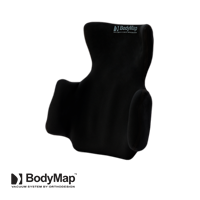 Backrest with pelottes & headrest BodyMap C