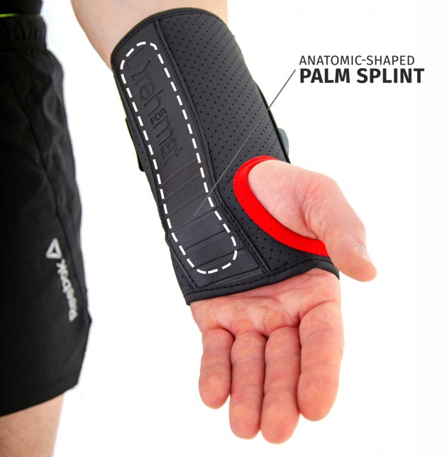 anatomic-shaped palm splint