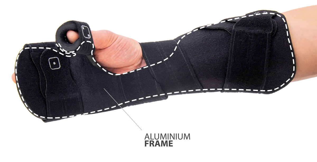 Bib Wrist Brace with Stabilising Splint - Physio Products Kenya.