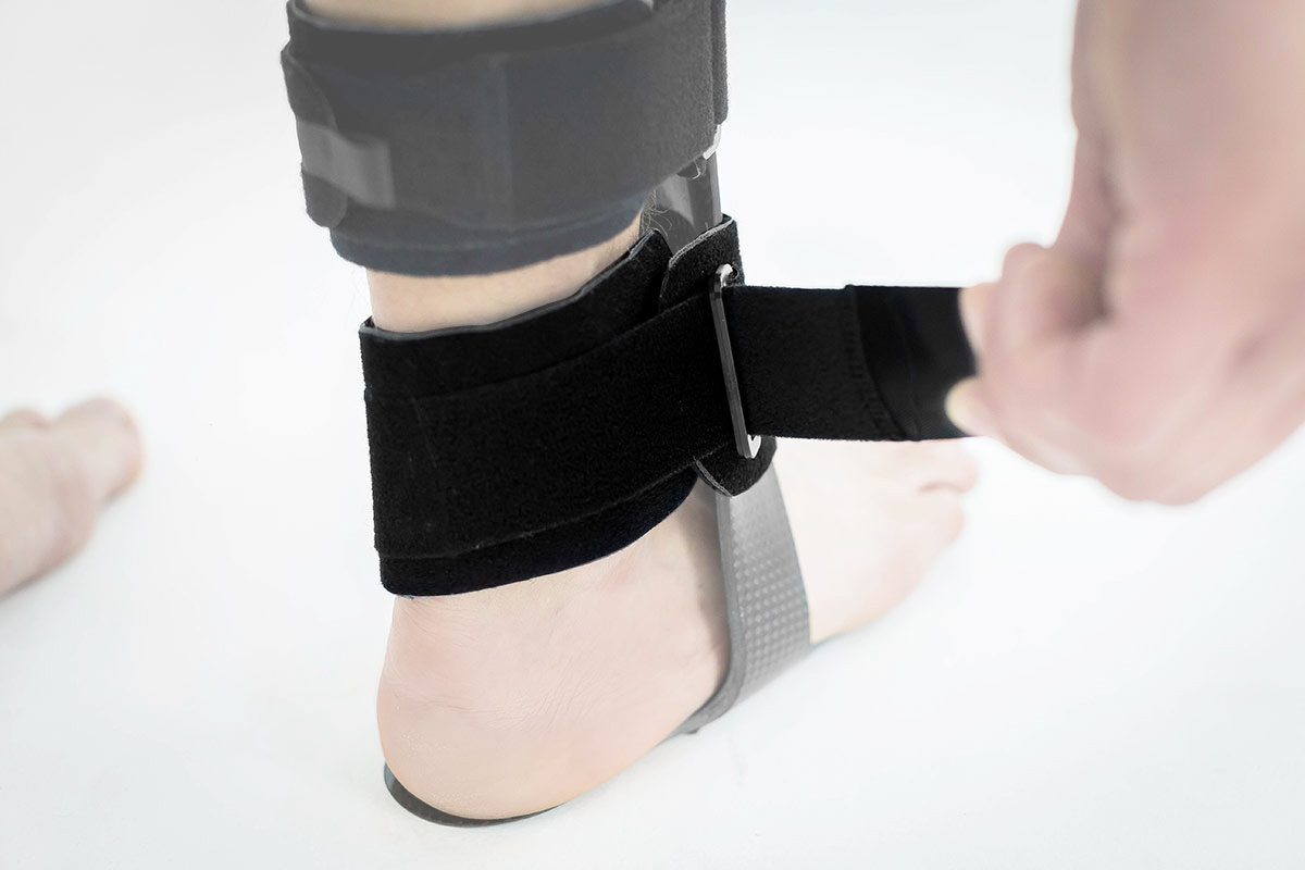 T-strap for ankle and foot AFO PLUS