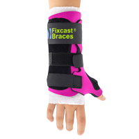 Thermoplastic wrist and thumb brace FIX-KG-06