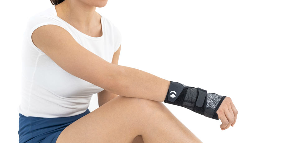 Wrist stabilization EB-N-01 BLACK MELANGE