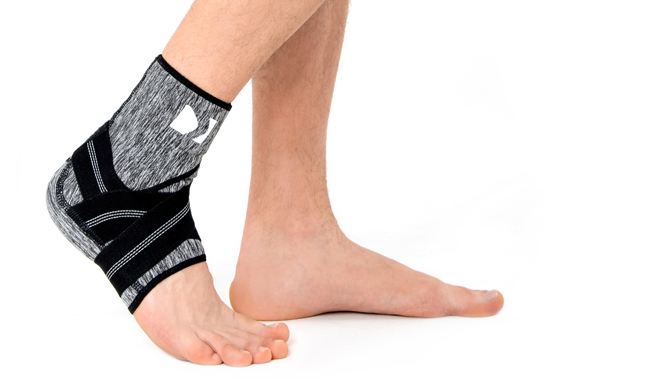 Ankle support EB-SS BLACK MELANGE