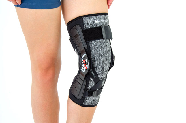 Lower limb support EB-SK/2RA BLACK/WHITE FLECKS