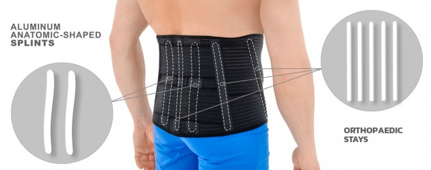 Back brace OT-07 BLACK | Reh4Mat – lower limb orthosis and braces ...