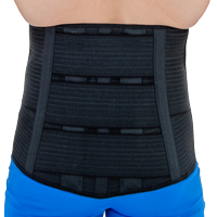 Back brace OT-08 BLACK