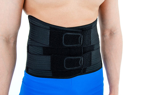 Back brace OT-09 BLACK