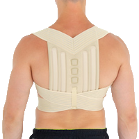 Geradehalter Rückenbandage AM-PES-01 BEIGE