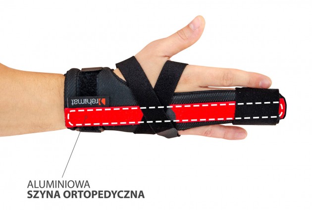 aluminiowa szyna ortopedyczna