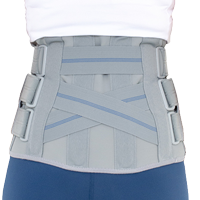 LOWER BACK BRACE AM-SO-10 Gray