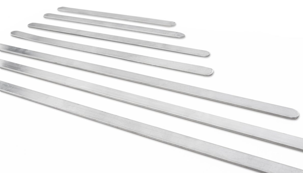 Flat aluminum stays