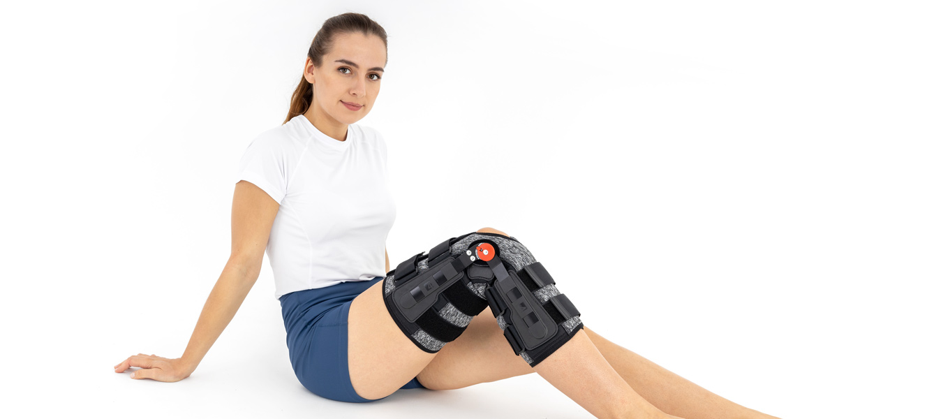 Lower limb support IB-SKL/1R BLACK MELANGE