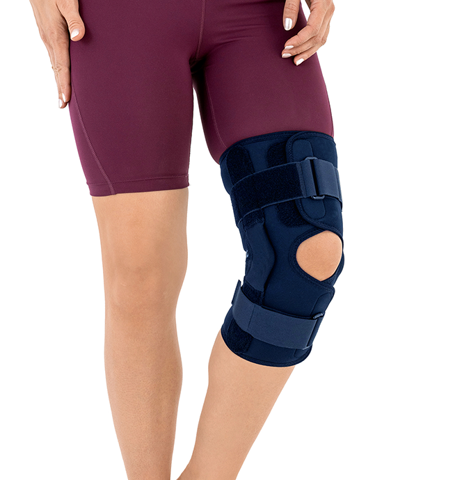 Orteza kolana AS-KX-02 GRANATOWA