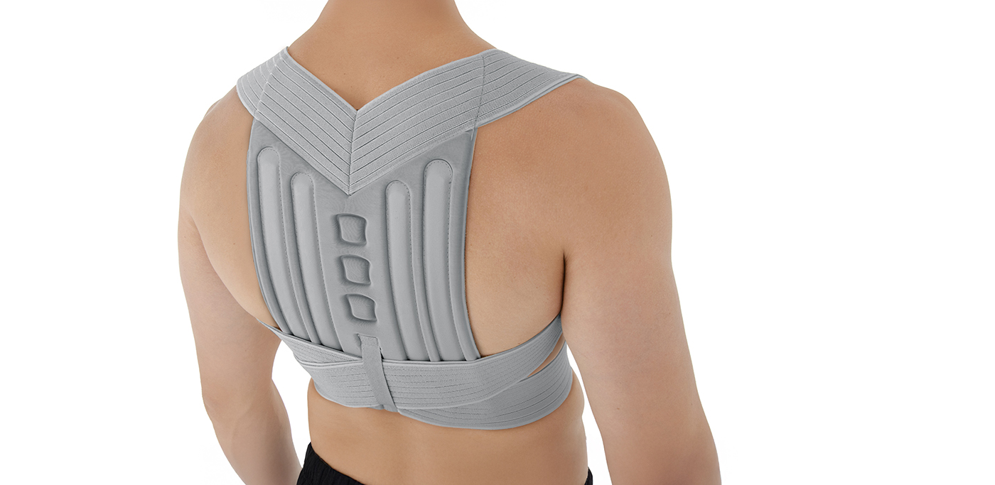 Back orthosis AM-PES-01 GREY